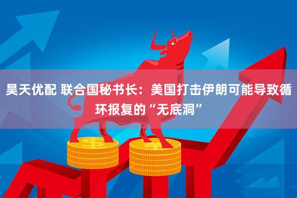 昊天优配 联合国秘书长：美国打击伊朗可能导致循环报复的“无底洞”